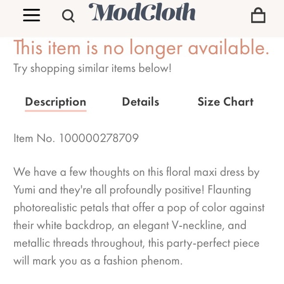 NWT ModCloth Yumi maxi dress - Picture 3 of 7
